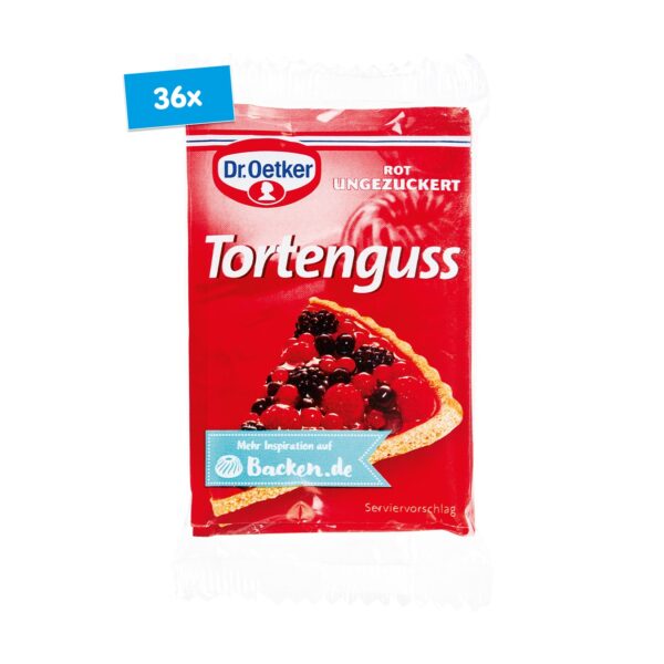 Dr. Oetker Tortenguss Rot für 3 x 250 ml