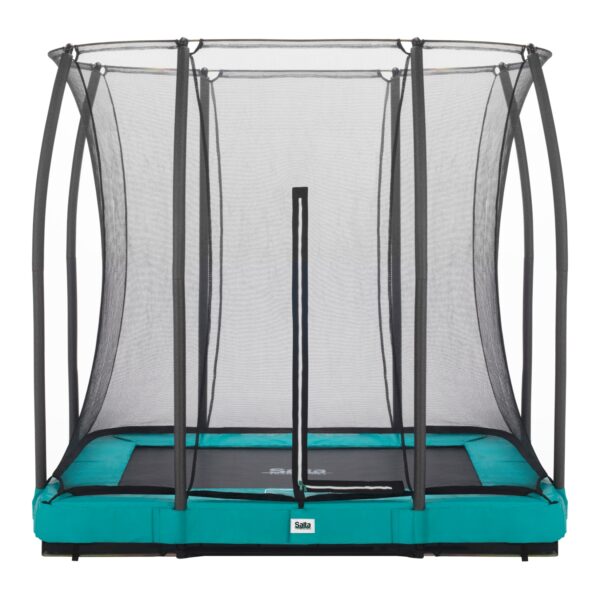 Salta Trampoline - Comfort Edition Ground- rechteckig - 214 x 153cm - Schutzrand Grün