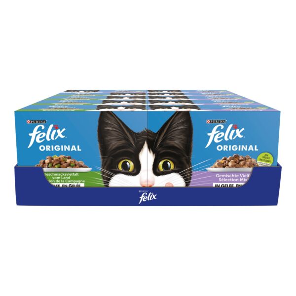 Felix Katzennahrung Gemischte Vielfalt 10 x 85 g
