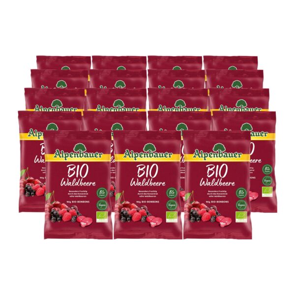 Alpenbauer Bio Bonbons Waldbeere 90 g