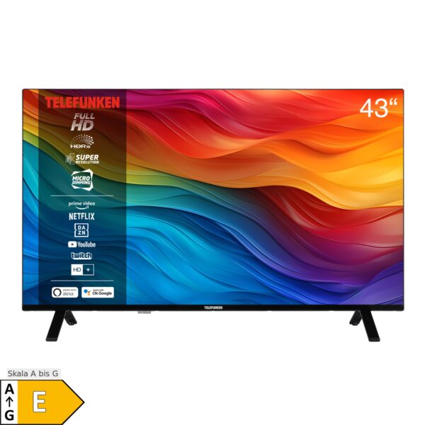 Telefunken XF43SN750S Full HD Smart TV 43 Zoll