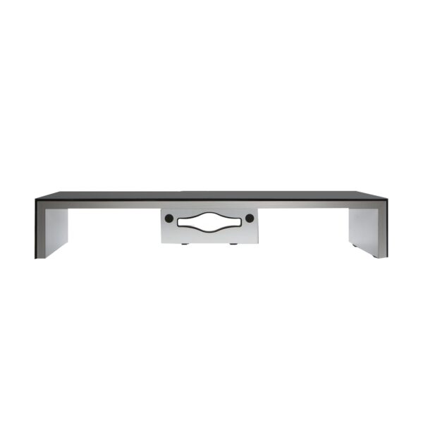 TV Aufsatzregal Erhöhung Wohnzimmer Schrank Fernsehschrank Tisch Regal schwarz