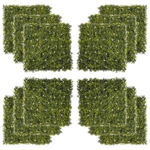 Outsunny Künstliche Hecke bestehend aus 12 Teilen bunt 50L x 50B x 5T cm