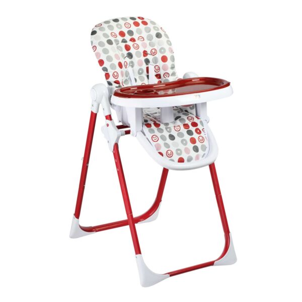 Baby Vivo Design Kinderhochstuhl aus Kunststoff - Tippy in Dunkelrot