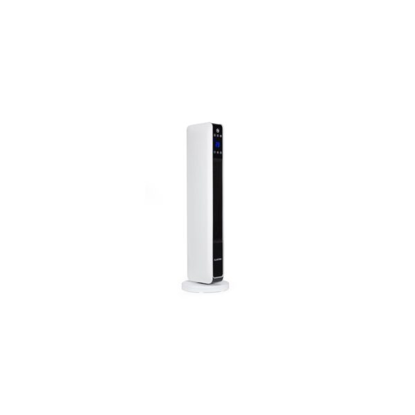 Hightower Heat Keramik-Säulenheizlüfter 2200W Thermostat 49°C weiß