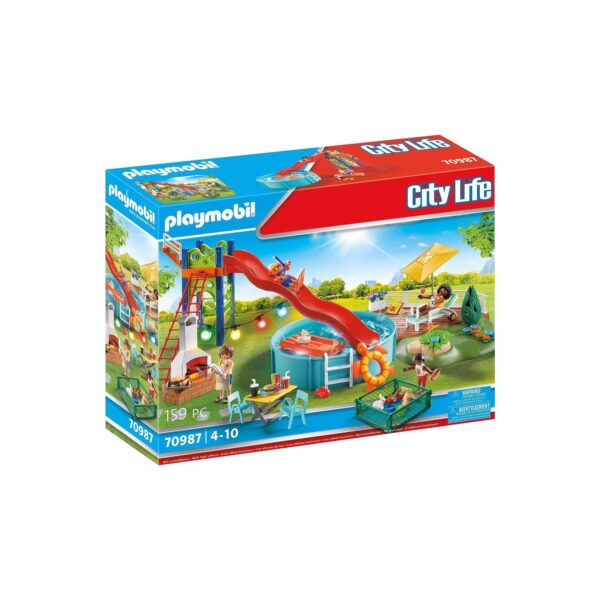 PLAYMOBIL® 70987 - City Life - Poolparty mit Rutsche