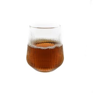 Gläser Trinkgläser Set geriffeltt 430ml