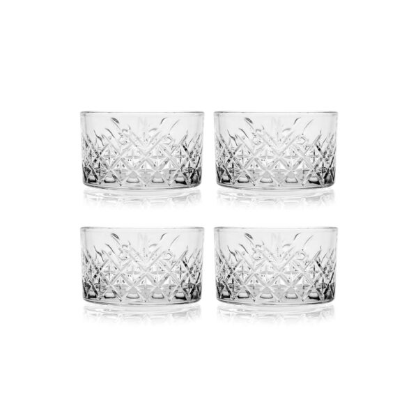 4er-Set Glasschale