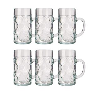 Bierglas 6er Set Biergläser ISAR 1 Liter