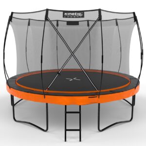 KINETIC SPORTS Premium Outdoor Trampolin 'Ultimate Pro' für Kinder und Erwachsene Ø 244/305/366/427 cm – TÜV Rheinland geprüft