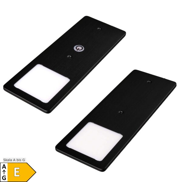 2er Set Unterbauleuchte TooFlat warmweiß