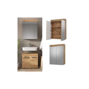 Vicco Spiegelschrank Badspiegel Wandspiegel Luna Spiegel Badezimmer Badschrank