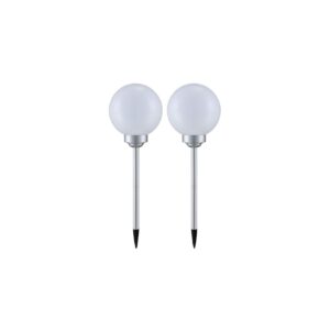 2er Set LED Solar Kugel Stecklampen